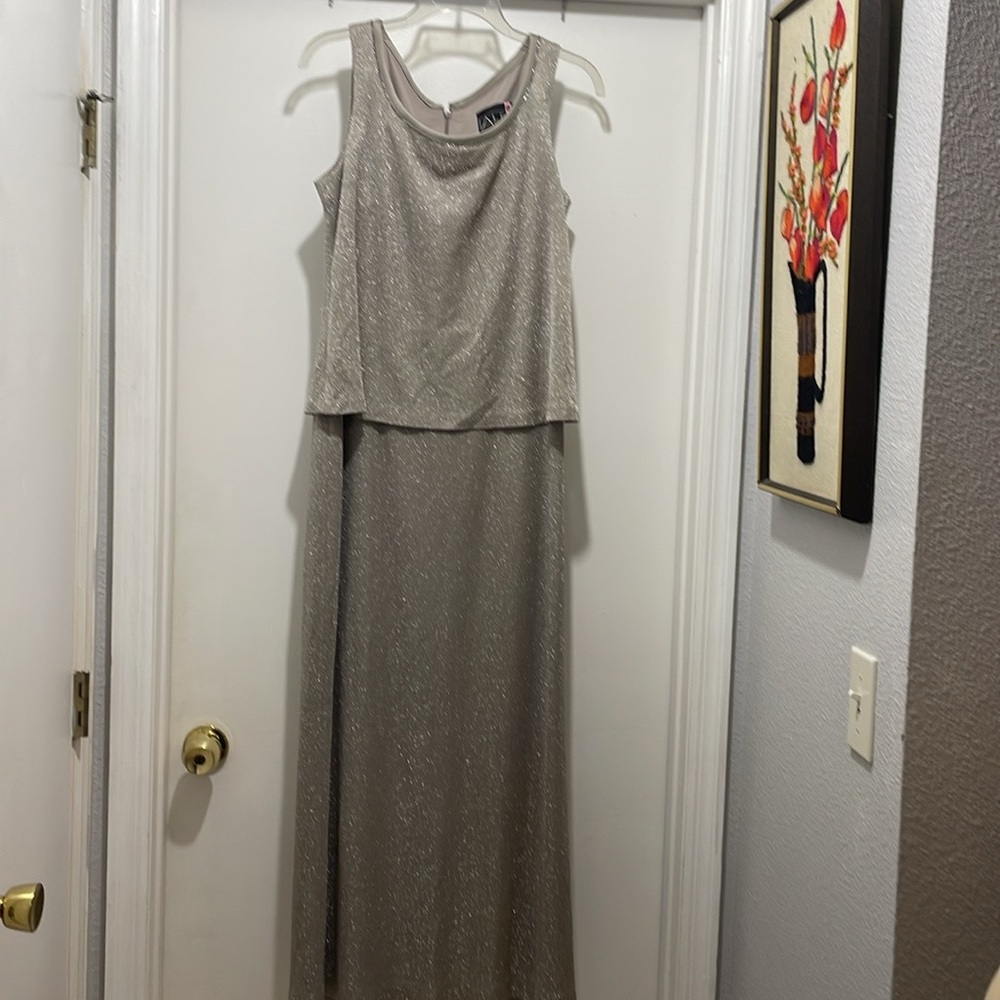 Alex Evenings Silver Dress